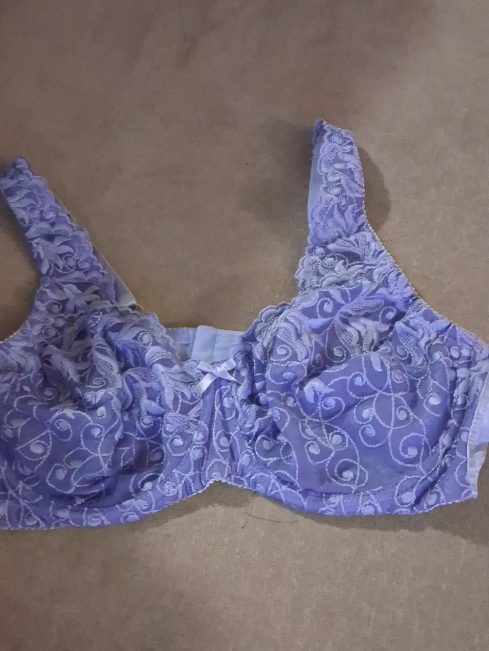 Lace Underwire Bra in Lavender - Women's Intimates